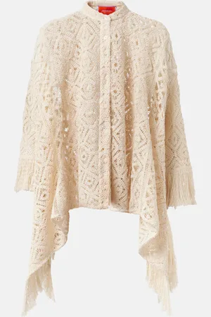 La DoubleJ Lacey Foulard macramÃ© cotton shirt