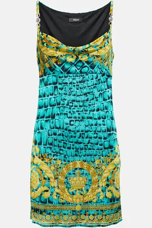 VERSACE Regalia Baroque jersey minidress