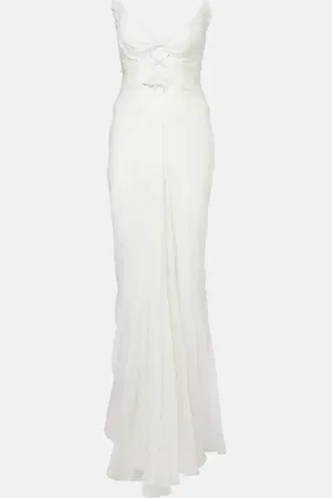 MARIA LUCIA HOHAN Bridal Cassiopea silk gown