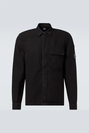 C.P. Company Lens cotton and linen overshirt