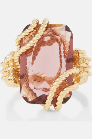 ZIMMERMANN Bloom embellished gold-plated ring