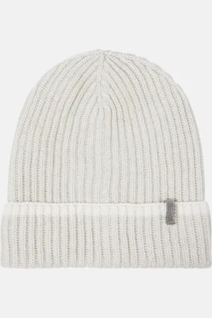 Brunello Cucinelli Monili embellished cashmere beanie