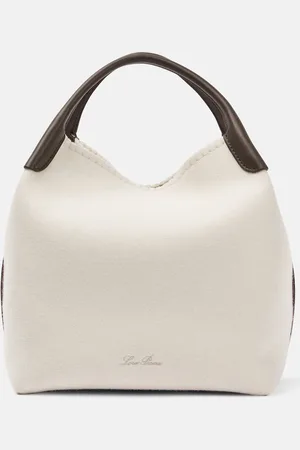 Loro Piana Bale Large cashmere bucket bag