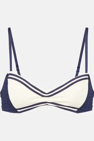ALÉMAIS AlÃ©mais Marine smocked bikini top