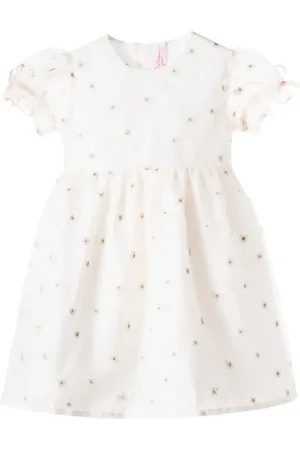 La Coqueta Gardenia Ceremony embroidered organza dress