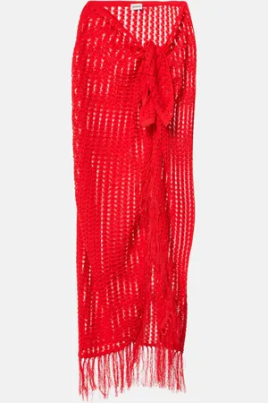Simkhai Thyri open-knit beach cover-up