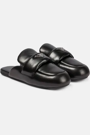 Prada Padded leather slippers