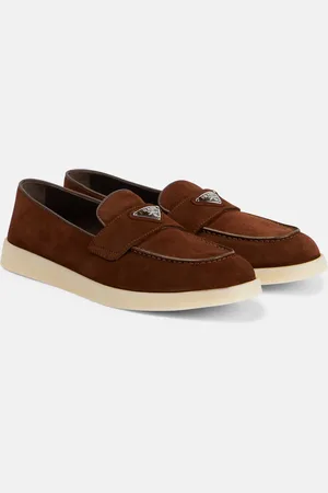 Prada Saint Tropez suede loafers