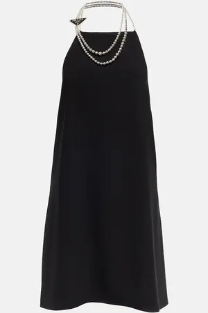 Prada Embellisehd cady minidress