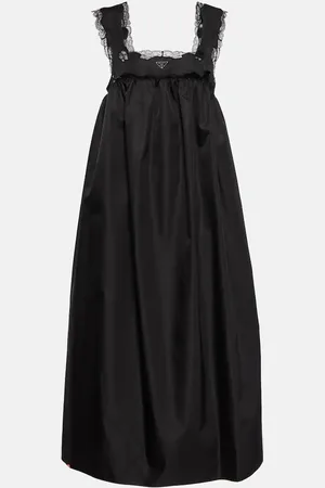 Prada Embroidered midi dress