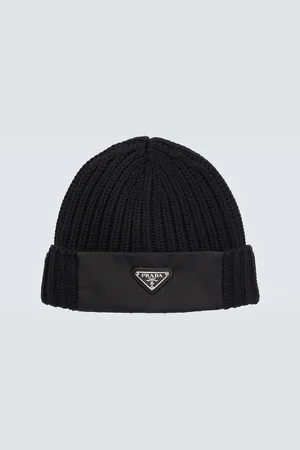 Prada Wool and Re-Nylon gabardine hat
