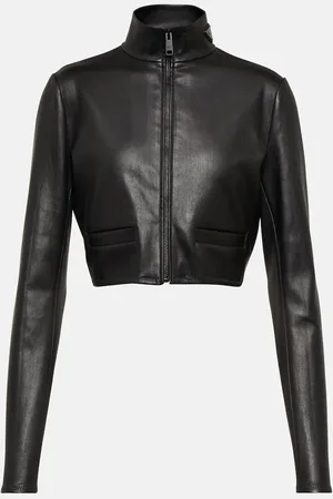 Prada Cropped leather jacket