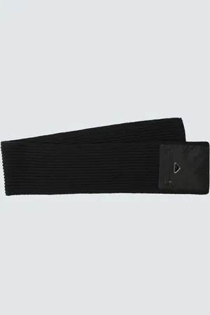 Prada Wool and Re-Nylon gabardine scarf