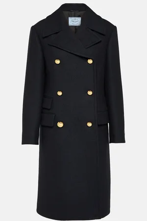 Prada Double-breasted wool coat