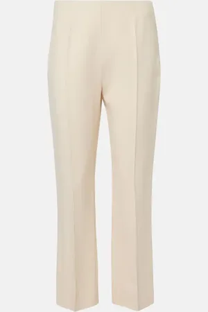 Prada High-rise sablÃ© slim pants