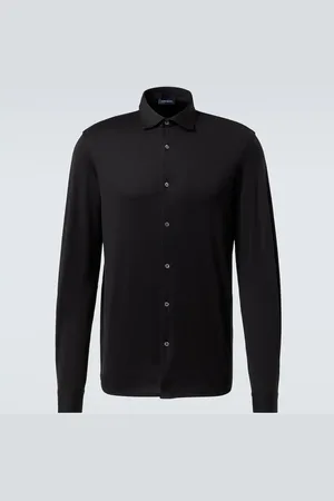 Thom Sweeney Cotton jersey shirt
