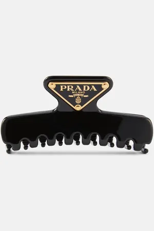 Prada Logo hair clip