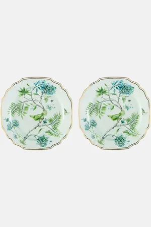 Aquazzura Secret Garden set of 2 dessert plates