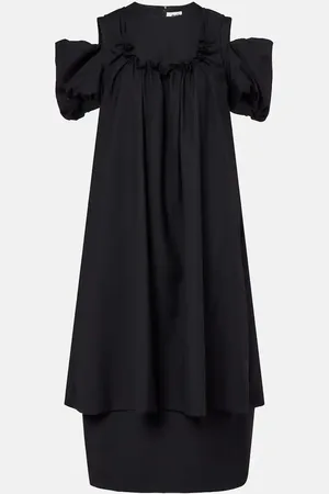NOIR KEI NINOMIYA Cutout wool midi dress