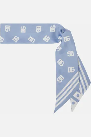 Dolce & Gabbana DG silk twill scarf