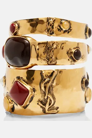Saint Laurent Cassandre Cabochon bangles