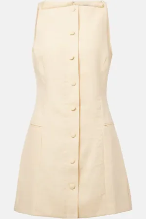 FAITHFULL THE BRAND Ambra linen minidress