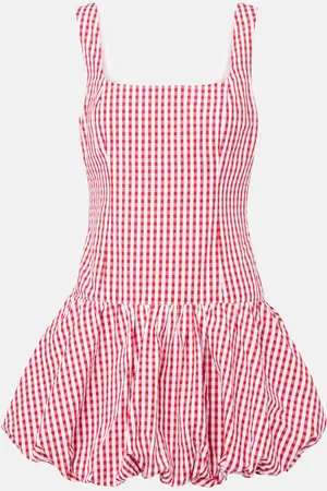 FAITHFULL THE BRAND Charlene gingham cotton poplin minidress