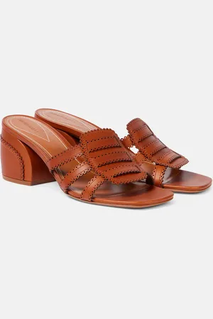ZIMMERMANN Goldie 65 leather mules