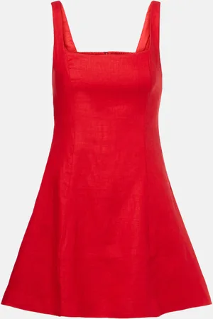FAITHFULL THE BRAND Felice linen minidress