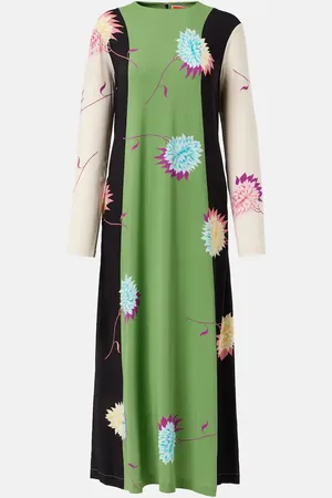 La DoubleJ Swing printed jersey maxi dress