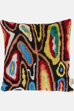 Les-Ottomans Silk velvet cushion