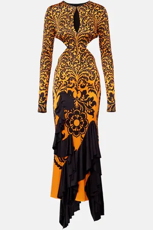Etro Printed open-back midi dress