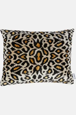 Les-Ottomans Silk and cotton velvet cushion