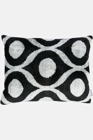 Les-Ottomans Silk velvet cushion