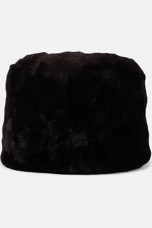 Totême Shearling pillbox hat