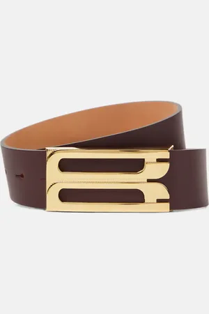 Victoria Beckham Jumbo Frame leather belt