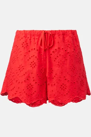 POUPETTE ST BARTH Broderie anglaise cotton shorts