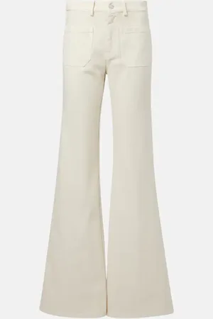 NILI LOTAN Florence cotton wide-leg pants
