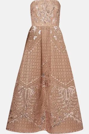 Elie saab Embroidered sequined gown