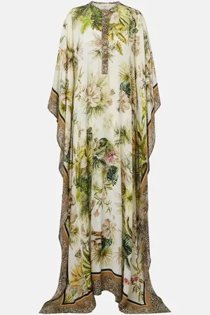 Elie saab Savannah printed chiffon kaftan