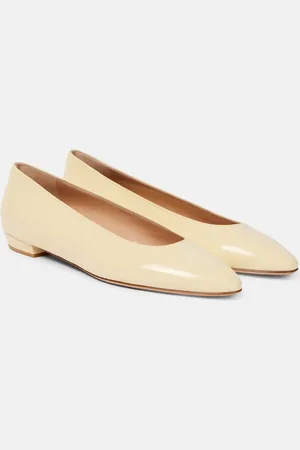 Gianvito Rossi Amelia 15 leather ballet flats