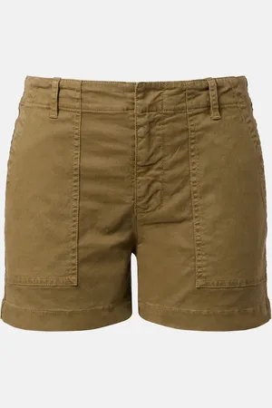 NILI LOTAN Cotton twill shorts