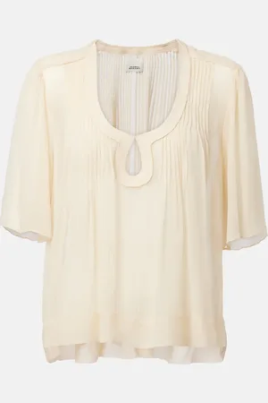 Isabel Marant Sheer silk top