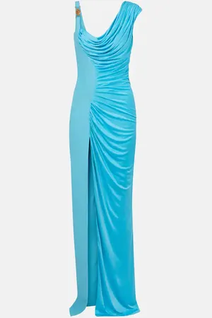 VERSACE Medusa draped gown