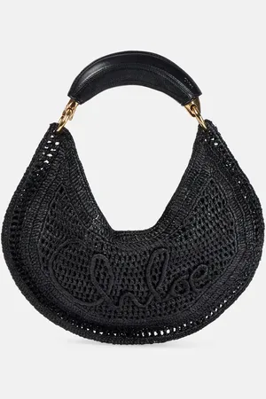 Chloé ChloÃ© Summer Banana Small raffia shoulder bag