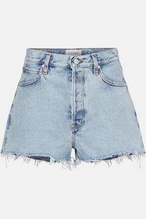 Frame Dare high-rise denim shorts