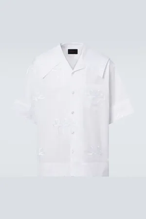 Simone Rocha Embroidered cotton shirt