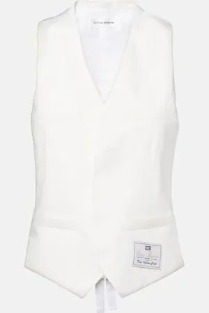 Victoria Beckham Tie-detail vest