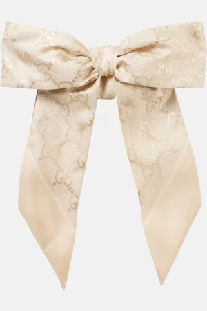 Gucci GG silk bow scrunchie