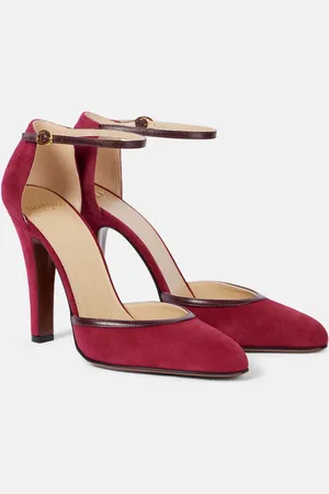 VALENTINO GARAVANI Hi Dolly 85 suede pumps